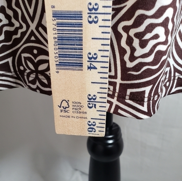 INC International Concepts Jeweled Beaded Collar Brown Sleeveless Dress Sz S - Picture 11 of 12